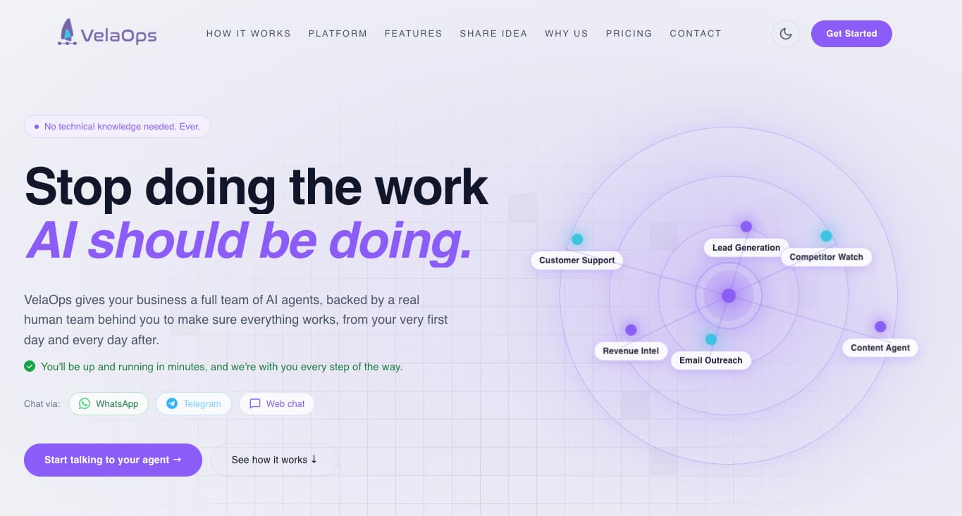 VelaCrew.ai — AI Operations Platform