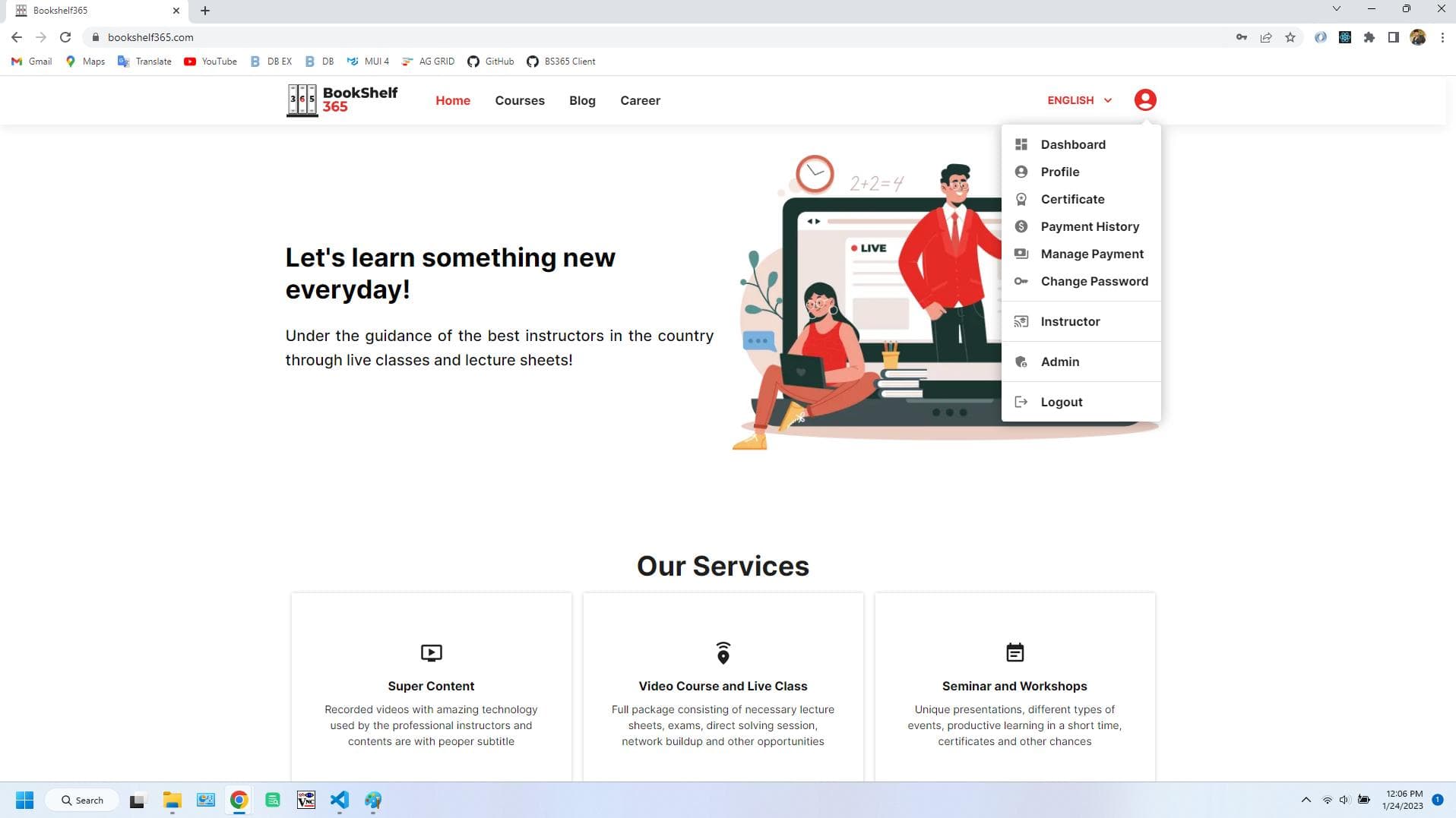 BookShelf 365 — EdTech Platform