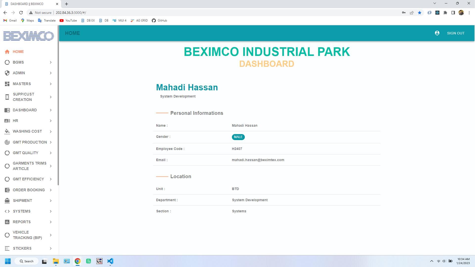 BEXIMCO — Production Dashboard & BI